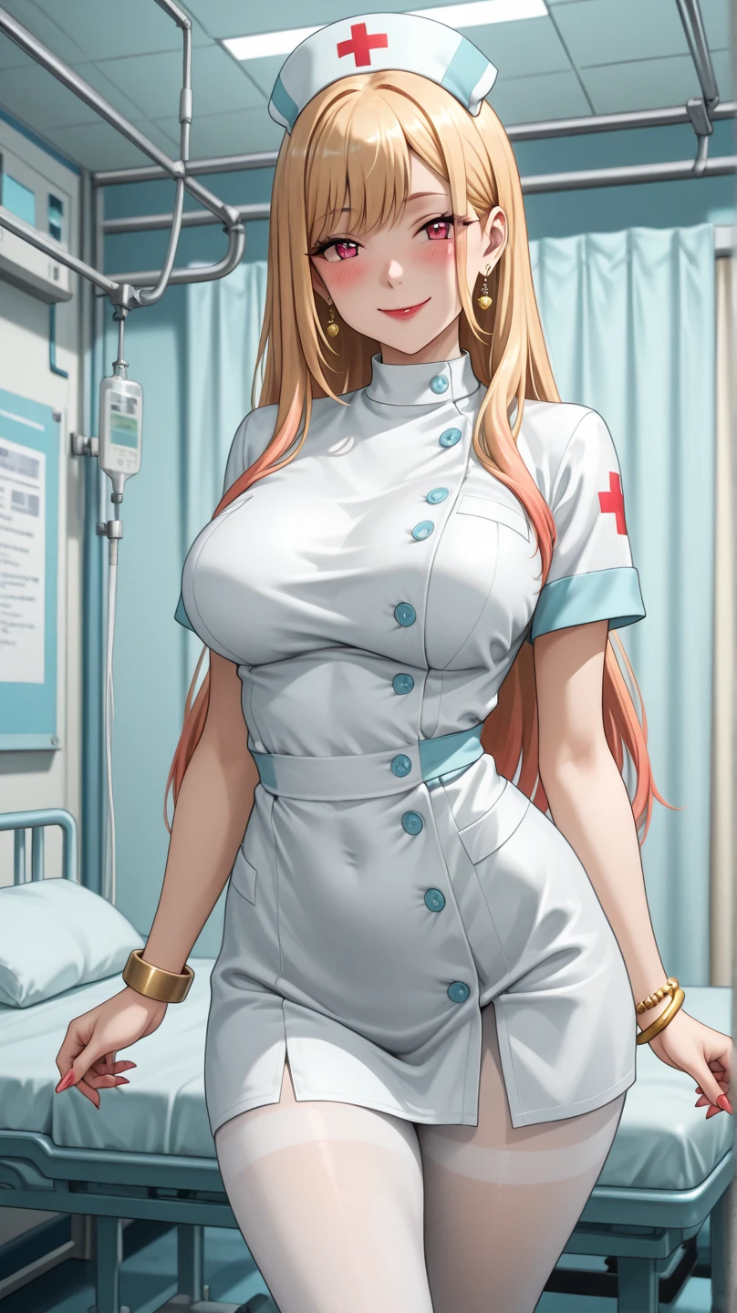 ,nurse uniform,hospital, latex nurse suit,nurses,busty,elbow gloves,labcoat,silverhair woman,blue eyes , gigantic boobs ,medical instruments,asian nurse,two nurses,speculum,examination room,oversize boobs, ,big ass ,strap on, lay on table ,legs spreaded,giving birth,gyno chair , dentist,Milf,latex,white uniform