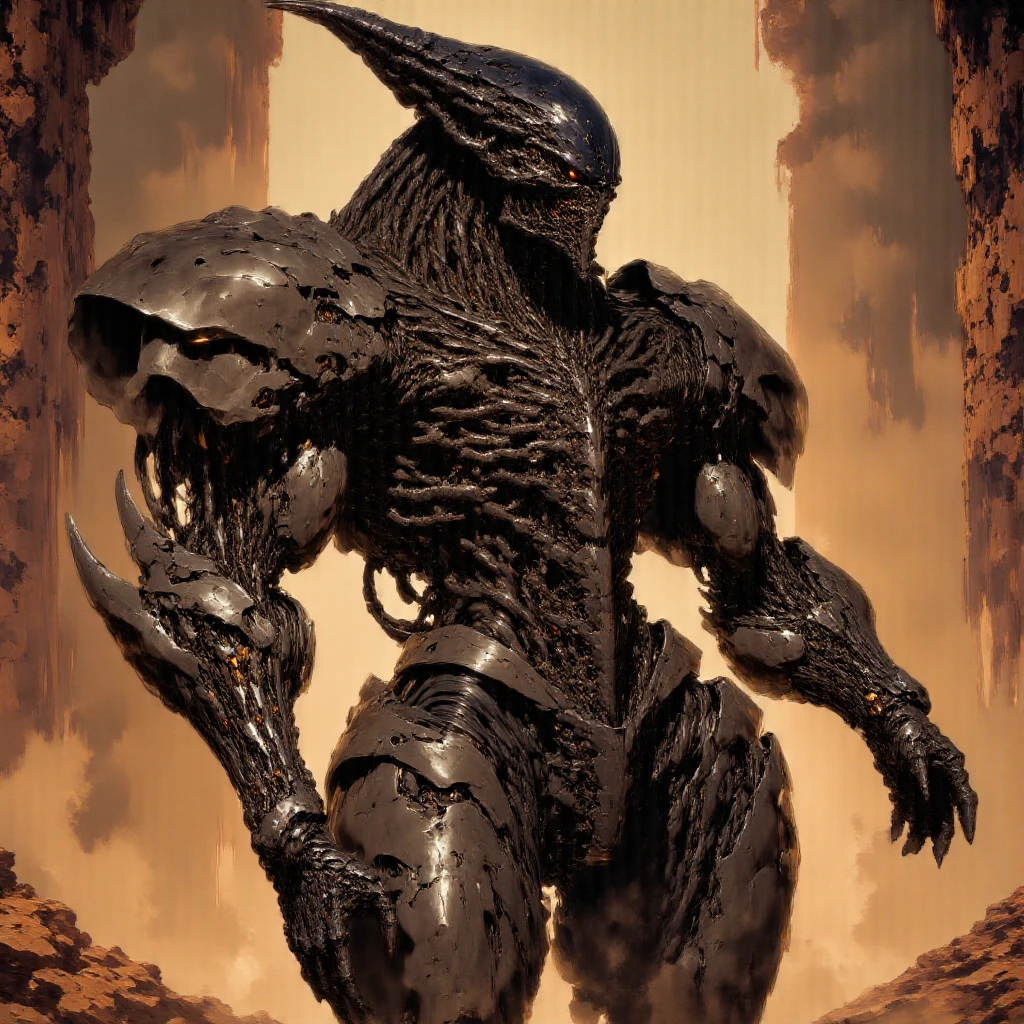 (megan fox:1.25), (draconic alien biomechanical succubus with carnage & witchblade physique:1.5), (megan fox as a muscular alien draconic biomechanical demonic woman with flayed skin, gigantic horns, & necrotic metallic muscle:1.5), (alien biomechanical full bodysuit:1.45), (perfect fingers:1.25), ((wide shoulders & upper body:1.25)), (very skinny legs:1), (huge muscular arms:1.25), (ten pack abs:1.25), (full body view:1.25), choker, detailed eyes, (looking at viewer), (smile:1.25), (blank dark background:1.25), in the art style of H.P. Giger, (beautiful girl face:1.25)