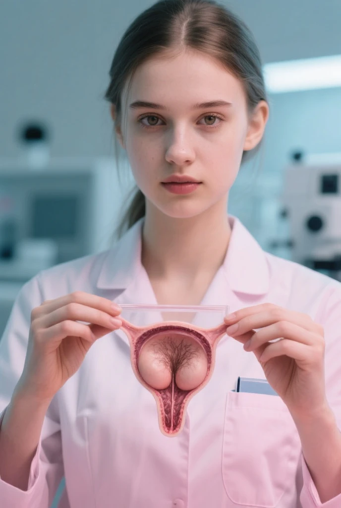 (9 year old girl) (slender body) (thin body), (red hair) (green eyes) (white skin) freckles on the face, thin hips, thin thighs. full body, western face, thin nose, shy girl. (full naked) curly hair, curly hair, curls, long hair. short, short stature. (, flat chest, shaved vagina, small breasts, thin girl, freckles, curly hair) (sad face) ((Location: doctor's room, hospital, girl in white doctor's coat)).