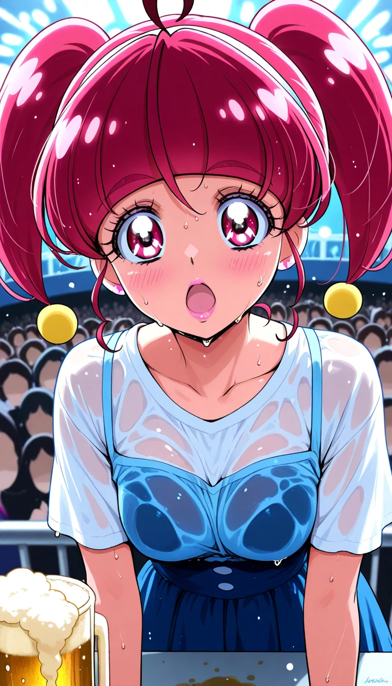 Cute girl, with a big lollipop in her hand, Large round lollipop, lollipop, Yellow clothes, Errors in drawing hands, Multicolored lollipop, candy, Umm Al-Candy, Draw hands better, Israel, Eggs, dolls, Israel Flag, Balloons, hearts, Israeli girl, underwear, Pink hair, licking a lollipop, coitus, Girl watching anime, otaku,sexy body, cake, Yellow underwear, Shinigami clothes, milk, juice