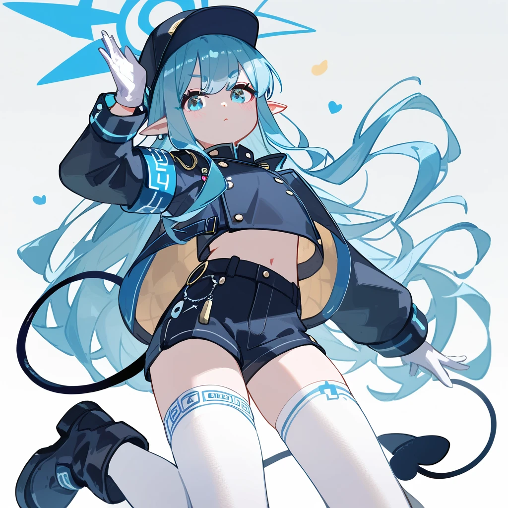 (masterpiece:1.4), (best quality:1.4), (high resolution:1.4), cartoon style, Jenny(XJ9)<lora:Jenny(XJ9):1>, blue university jacket, comfy pants, smile, blue twintails, white and blue skin, robotic parts, robot joints, doll joints, android, cowboy shot, looking at viewer, detailed face, detailed eyes, small breasts, curvy, blue hair, artstation female body, from the front, dynamic pose, solo, 1girl, perfect hands <lora:add_detail:0.7> <lora:aki-puffy-only-epoch-000002:0.4>
