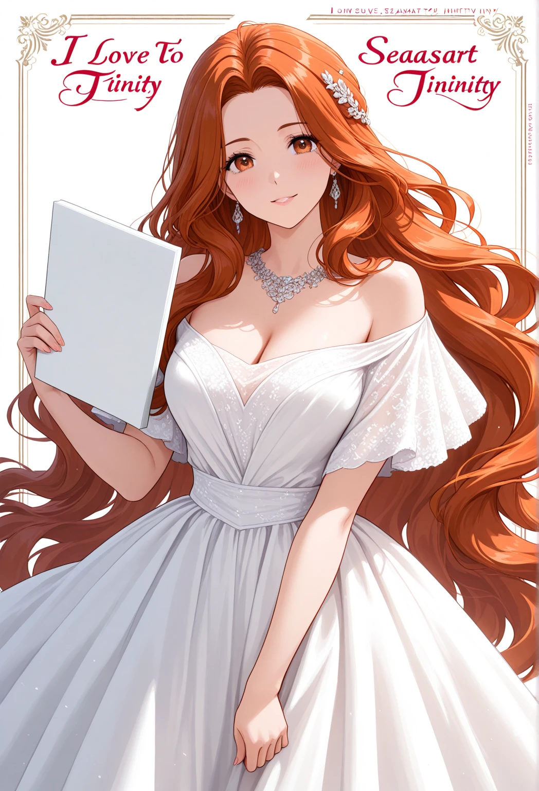 Red hair green eyes woman