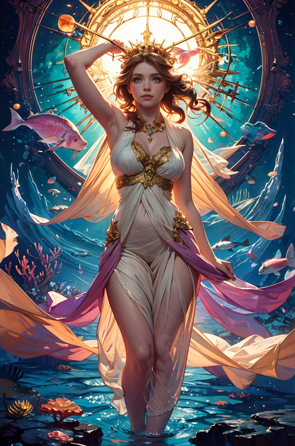Taylor Swift as a goddess