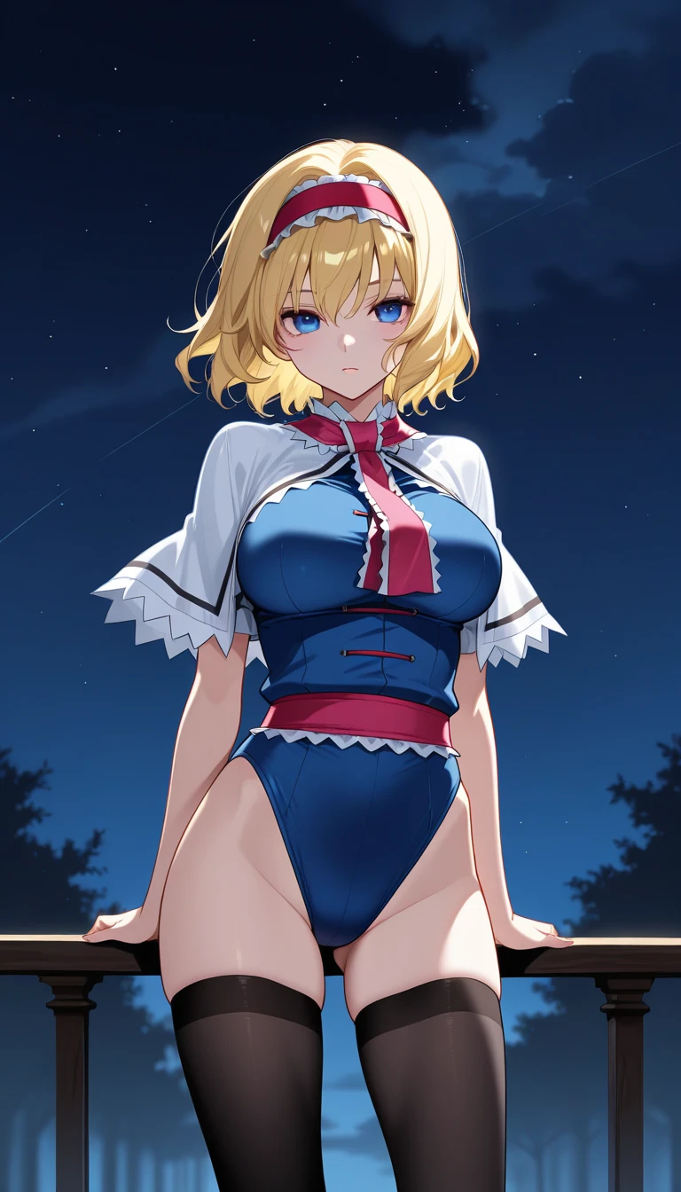 NSFW, lake , sitting on rock , lycoris uniform , night , full moon , smile , looking at camera , chisato , boobs uncensored , show nipple