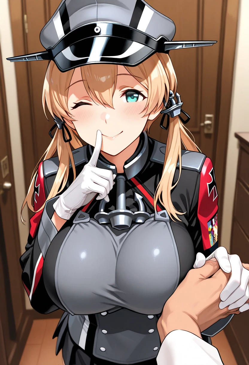 ((best quality)), ((masterpiece)), (detailed), (((perfect face))), hot curvy girl, sitting in a chair, (dungeon), ((big boobs)), ((black microskirt)), perfect body, ((good anatomy)), (((milking her big tits))), (((blonde red long hair))), (((blindfolded by a black carbon VR Gaming Headset))), ((holding up boobs)), (blonde hair), (open mouth), sweaty, wet, damp