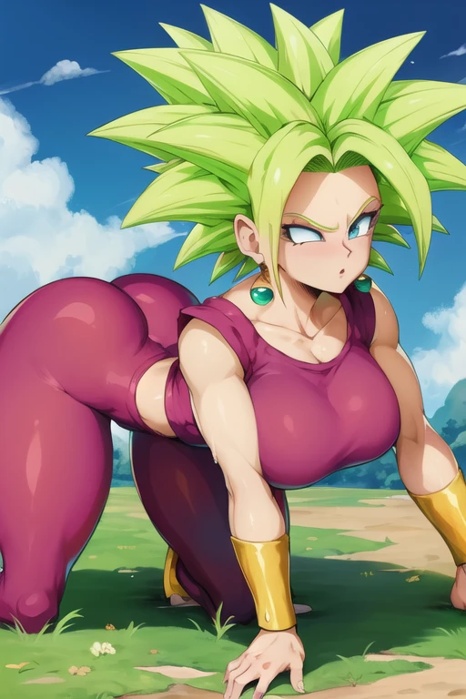fountain_cheered up, score_9, score_8_above, score_7_above, cheered up screencap,
kefladb, 1 girl, Alone, looking at the viewer, smile, open mouth, blue eyes, belly button, potara earrings, green fur, diaphragm, muscular, ABS, spiky hair, saboveer saiyan, blonde eyebrows, clavicle, below, hands above, eyebrows, eyelashes, cowboy shot, green sky, no paboveils, medium_old, shadow, standing, toned, v-shaped eyebrows, Whole body, naked, sexy butt, pechos mediums, trasero medium, medium trasero, Whole body, mostrando el ASS, vagina, backwards, tits, ASS, espaldas mostrando ASS
 
