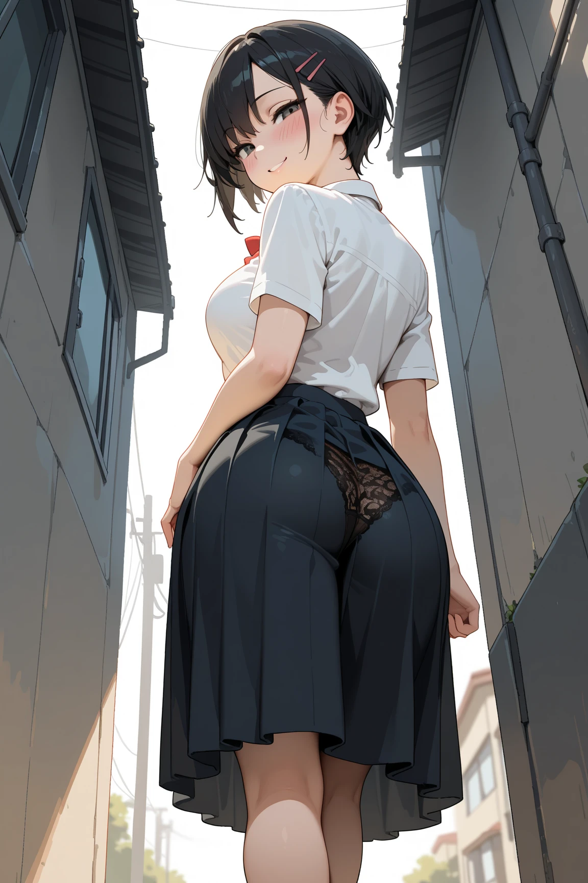 Money in one hand、2 people、Holding a banknote in one hand、Grin、おじさんとgirl、high school girl、Communication Support、Get money from your uncle、Midnight、Being closely watched by the elderly、Money in one handを持っている、Laugh shyly、high school girl、Browsing Caution, 1boy and 1girl, In underwear、Back alley at night、teenager、Blazer Uniform、Beautiful woman、Very thick thighs、Very short skirt、Please lift your skirt and show me your underwear....、Spread your legs wide、Captivate the audience、Best image quality、High resolution、masterpiece、super high quality、Thick pubic hair、Have money in your hands、Light green lace panties、Very big ass、Very large breasts 、Blushing、4K quality、Wearing black pantyhose、Sweaty all over、Heavy breathing、{Highest quality}, {so beautiful}, {Very detailed}, {Best illustrations}, Browsing Caution, girl,