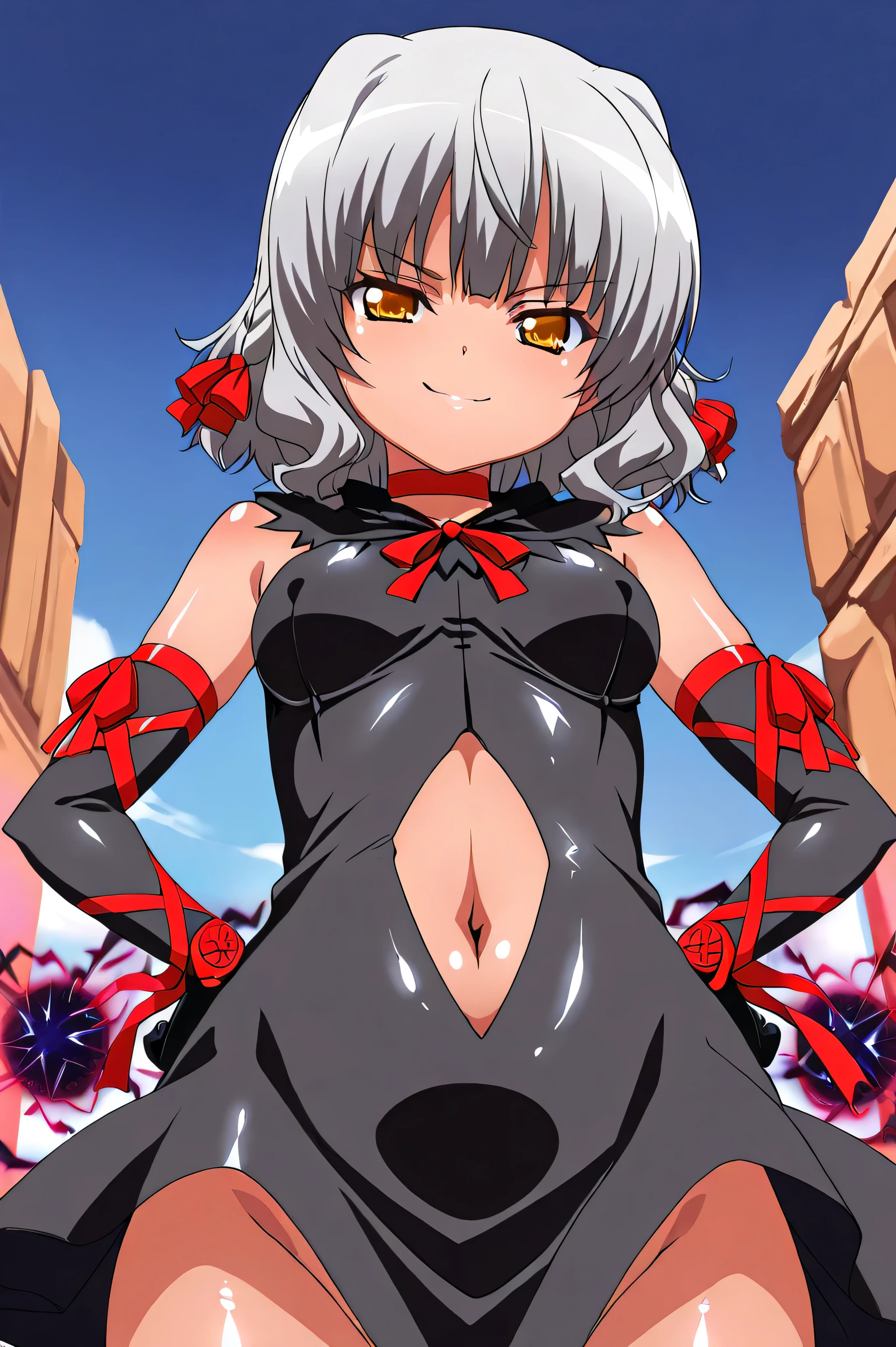 (Jack the Ripper in ''Fate''),there is 1woman that lying on bed,((back up)),bare back,((Sexual suggestiveness)),from above,short hair, silver hair, (small breasts:1), micro bikini, Black swimsuit, Black panties, white gloves, navel, hyper bottom heavy,thick ass, thick thighs,wide hips, huge ass, huge round ass, skindentation,hetero, 1man fucking 1girl,(((1girl fucked by 1man))), pussy, ,(wet), swaet,(sweat on face), saliva, dump, cum overflow,(sex),((vaginal)), penis, multiple penis, ejaculation, cum in pussy, cum on body, moaning ,((fucked silly)) , pressing,((concrete background)),in a cage,((caged)),prison,basement