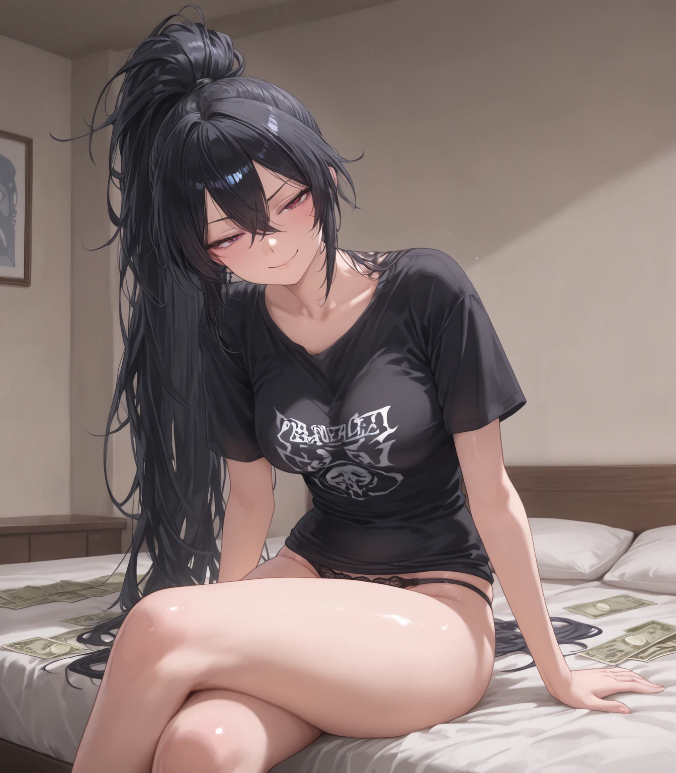 (masterpiece), best quality, expressive eyes, perfect face,nsfw:1.3,full body,handcuffs,shackles,restrained,sweat,closed eyes,embarrassed,kneeling,arms raised in the air,micro bikini,bondage