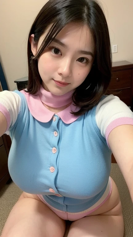 ((masterpiece)), (Highest quality), (detailed), (1 person), standing (Mouth closed:1.2), Rage,huge 、Lots of water splashes、 adhesion、Hotel、bed、chest protrudes from clothes, Whole Body Ezbian, Erotic, (Erect nipples)), (Puffy eyes:1.3), (Slim legs),Heart Eye、Ahegao、Glossy Lips、(Tabletop, Highest quality),Hmph、Short Hair 1 , Close-up face, throw, Saliva trace, (paizuri:1.2),
break, , , 8, (Naked Boobs Naked Big Tits:1.2), クリームイEroticーのhair, ((片方の目にかかるhair:1.1)), hair, Purple eyes, Dazzling blush, Saggy breasts, Sweat,Chichibu, (((Girl、throw, 1 Oral, ))))、squat、solo、Smartphone Focus、(Kindergarten uniform cosplay Yellow Hat 1. Opening her smock buttons to show her breasts.4)