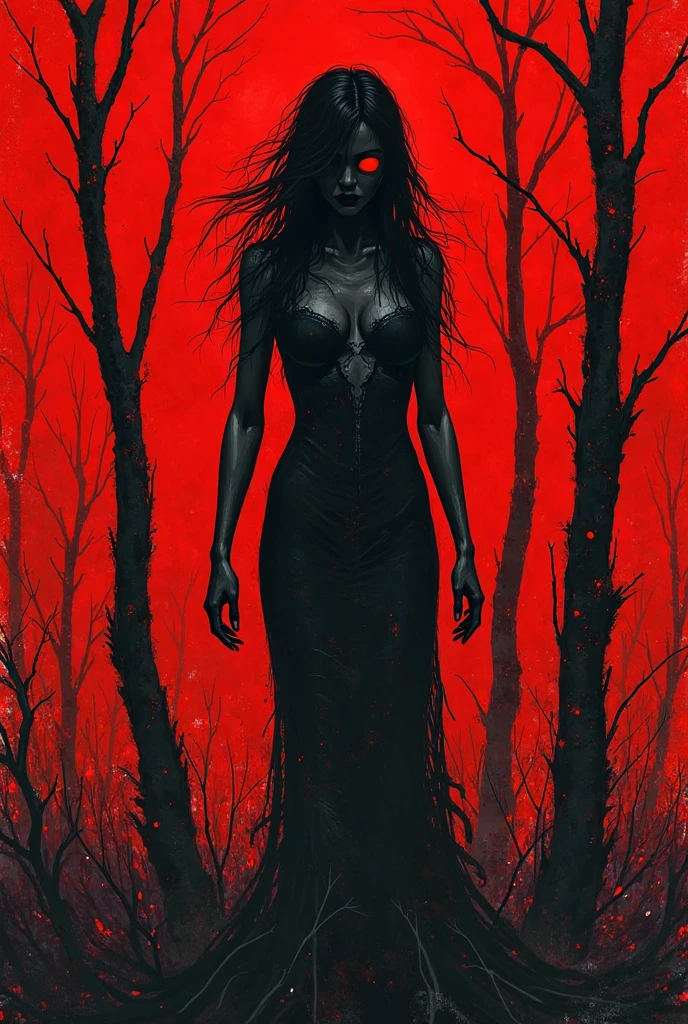 Avas Demon,
((Masterpiece)), ((Best Quality)), ((Super Detail)), Best Quality, (Illustration), (Dynamic Angle), Well, (((coming out of TV)), Nature, Women, Body Horror, Absurit, Dark Vibe, (((Horror)), Monsters, Horror, Psychological Horror