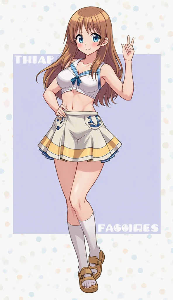 1girl,a beautiful fashion model ,(masterpiece, official art, best quality) (amber eyes) ,long and shiny hair, brown hair with blonde streaks in hair, long hair, full lips, upturned nose ((((tan skin, bronze skin, 1.3)))), big boobs, stripping, elegant makeup, exhibitionism, naked in public, , slim thighs, toned body, shiny skin, sexy pose, blue eyes, (((bewildered, shocked, blush)))), narrow hips, wearing black thong and see-through top, , ((cheerleader in a skimpy outfit, embarrassed)), gold hoop earrings, pink eyeshadow, thong, cute face, gym, grope, (blonde streaks in hair)