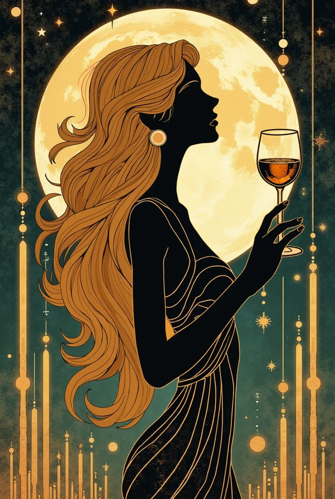 soviet poster, beautiful girl (Kate Beckinsale:0.4) (Laura Vandervoort:0.5) raises a toast at cosmic moon , sharp focus, volumetric fog, high quality, hyperdetailed, intricate details, <lora:Soviet-poster:1.0>