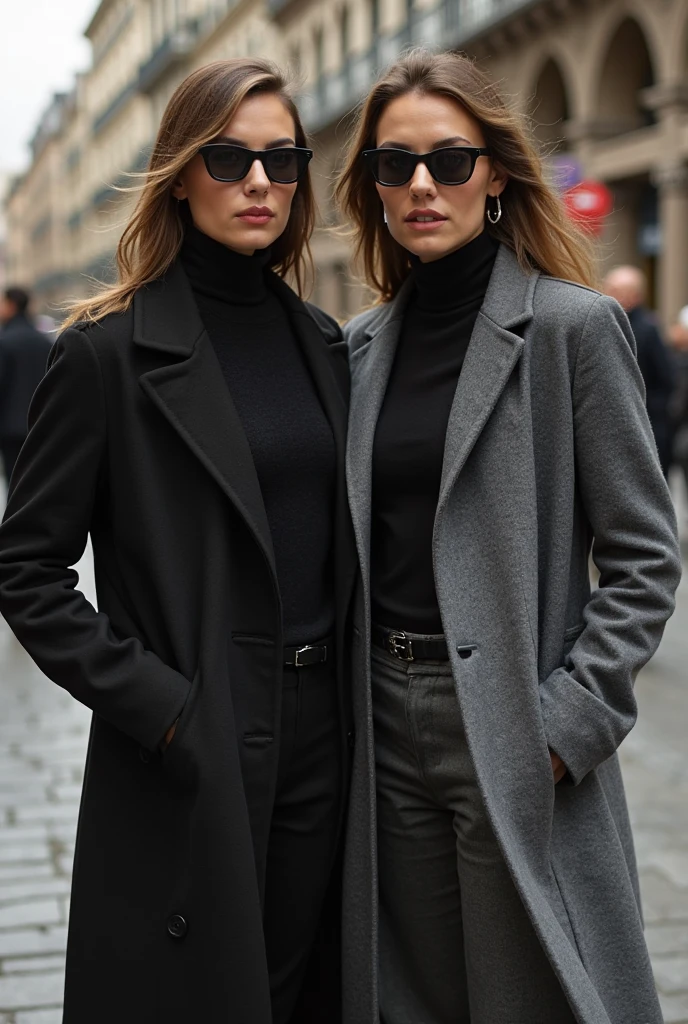 A stylish cityscape:1.2 with fashion-forward individuals wearing designer eyewear, a testament to the role eyeglasses play in elevating one's personal style in the urban landscape.