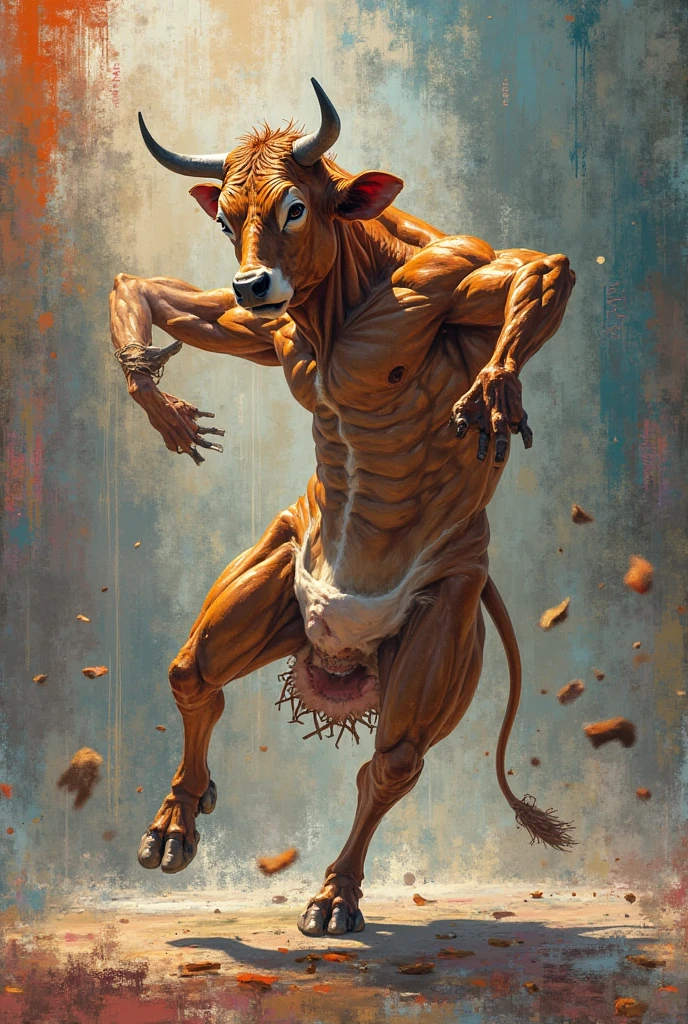 cow, fantasy forest, on back with hindlegs spread, solo, (feral:1.3), amber eyes, (big balls:1.3), ball tuft, pubes, (hyper penis:1.2), (cow penis:1.3), (veiny penis:1.3), anus, ((((excessive peeing in mouth, deepthroat, pee leaking))))