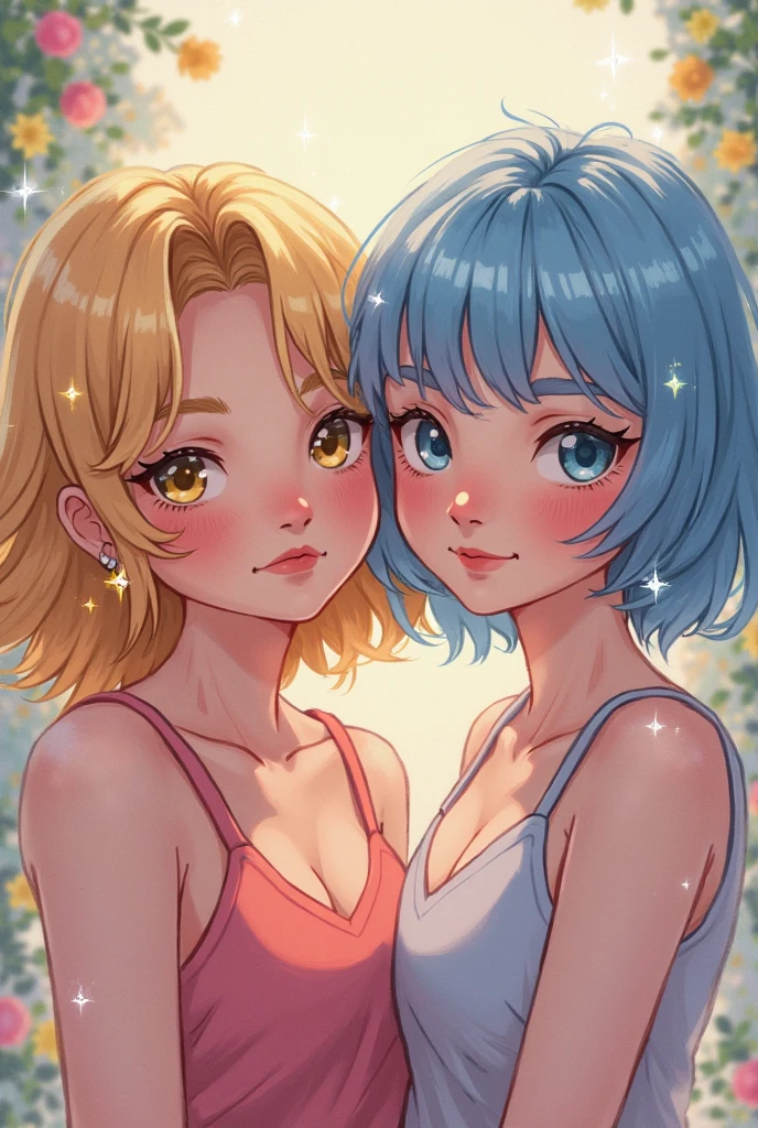 Beautiful portrait mode pose Cartoon character in dynamic pose two women together with freckles on their faces Disney princess Queen Anna of Arendelle with 1,60cm on the left and together with a symmetrical body and beautiful breasts, corpo bem definido, delicado e sensual, estilo de desenho animado, digital illustration Portrait mode a close up of two women Cartoon style digital illustration in bikinis in front of a mountain, artegerm e lois van baarle, artegerm e atey ghailan, modelo uniforme | artegerm, artegerm e Genzoman, artegerm comic, como visto em artegerm, artegerm e wlop, artegerm and rossdraws style digital illustration cartoon style