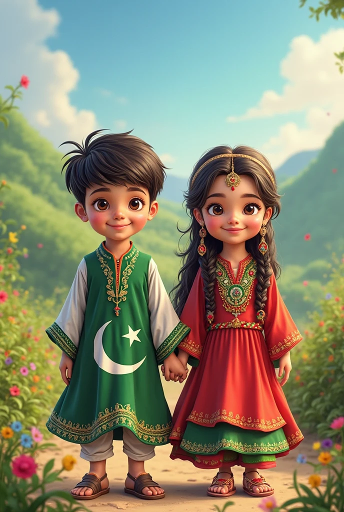 Make an 14 august Pakistan independence day image in which type name princess rimshaaa near to an Barbi doll