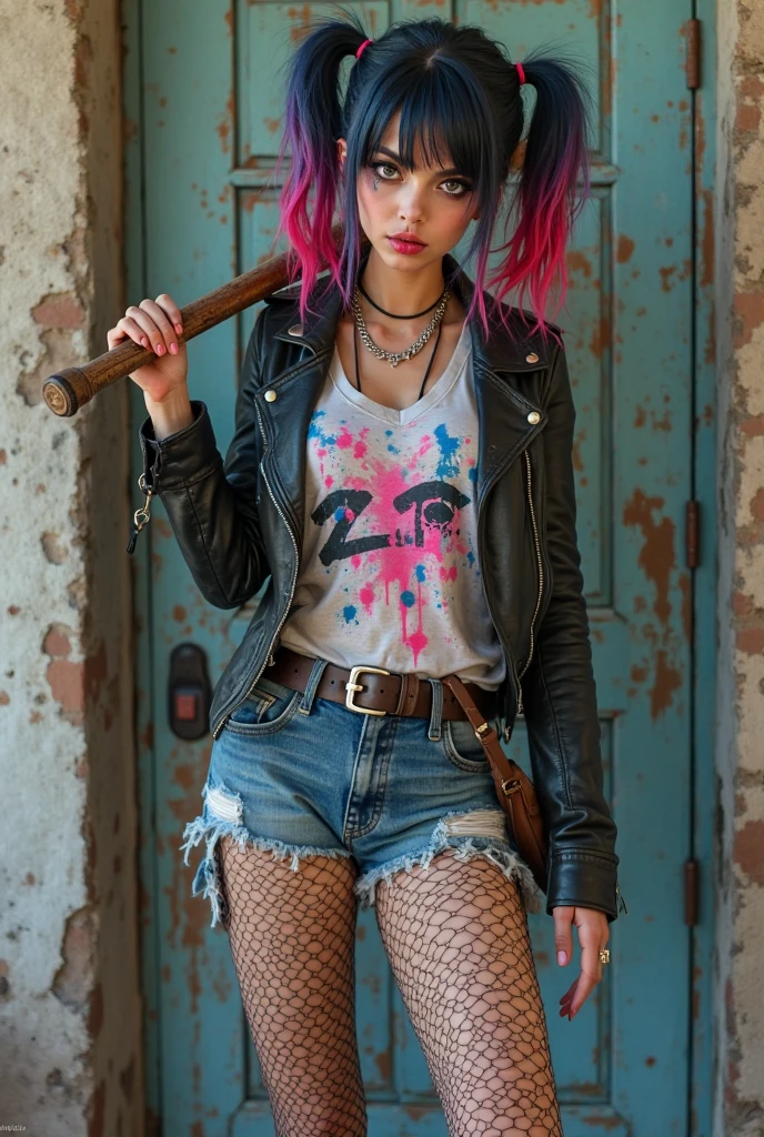full body a punk rock anthropomorphic cute monster trash wearing, lasses, jewelry, cinematic lighting, cool pose, gorgeous magical photography