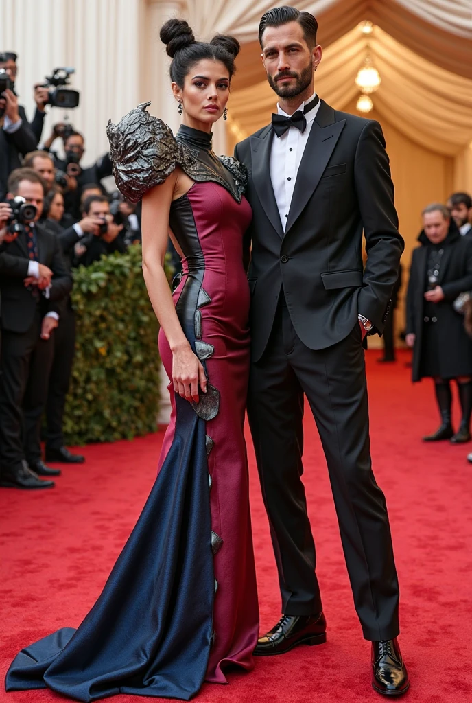 sheer red dress, (big giant enormous oversized massive huge colossal:1.5), (gigantic sagging breasts:1.5)