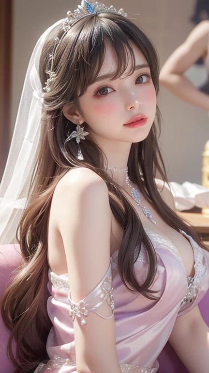 tzuyu, iu, yooa, nsfw, porn, nude, kingdom, cleavage, hijabi, Absurd, ultra-detailed, high quality, masterpiece, detailed face, beautiful eyes(detailed eyes), Greek mythology Goddess, Hestia, goddess of the hearth and home, gentle and graceful, face exudes warmth and kindness, eyes described as soft and comforting, gentle and steady gaze, overall appearance is simple and modest, The fabric of her garments is usually depicted as soft and earth-toned, beauty lies not in extravagant adornments, Her smile is serene and welcoming