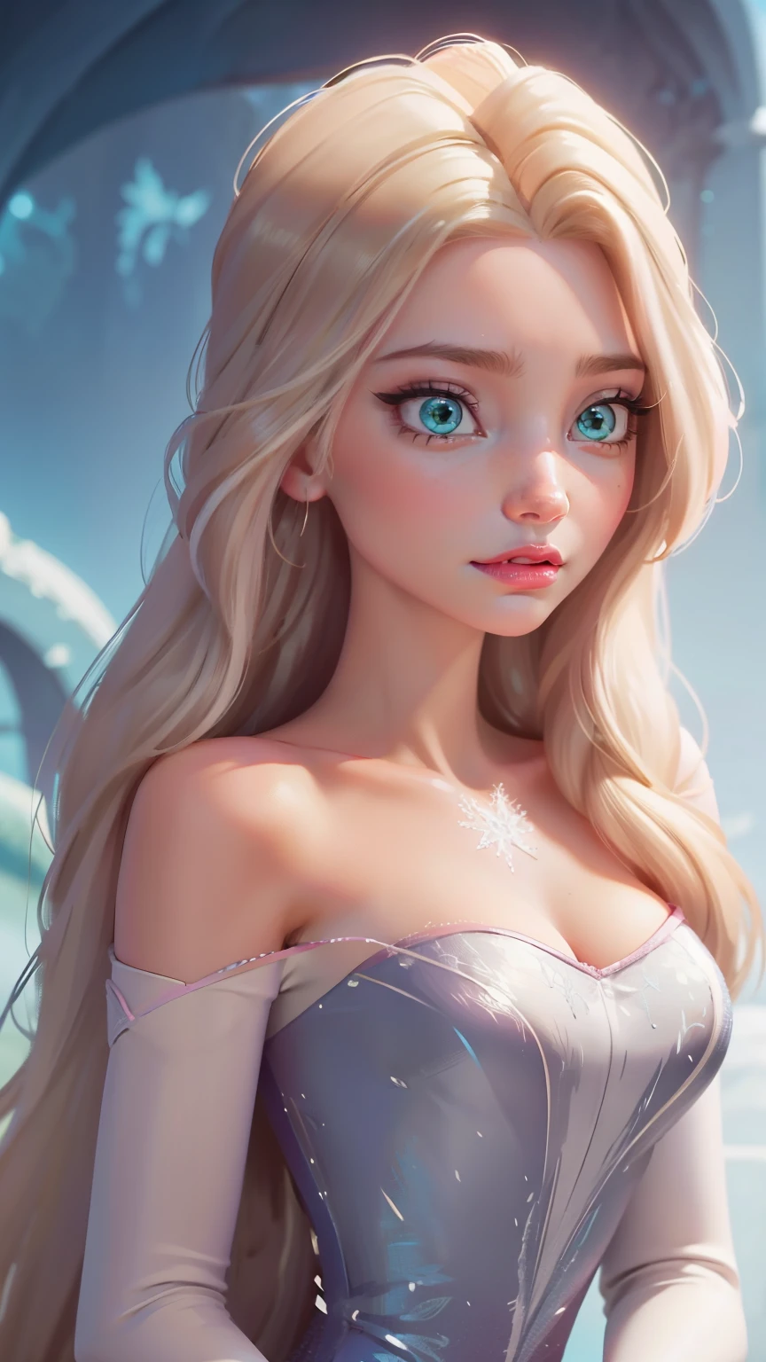 Young Elsa is very hot. busty. cutout. production.. 💗 💕 💮.