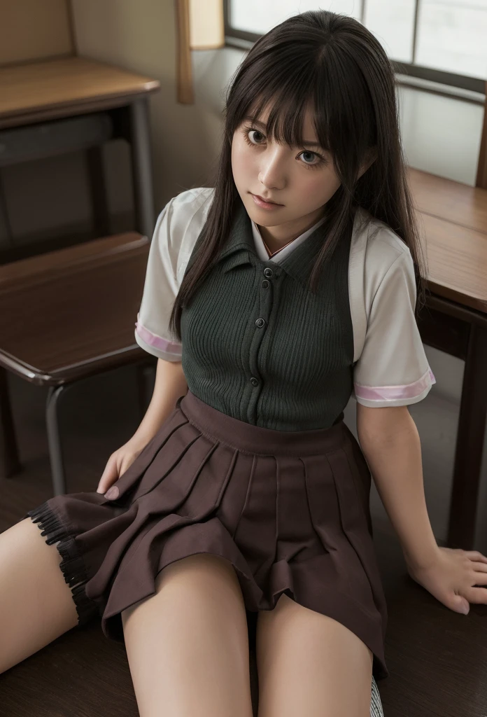 1 school girl having unprotected ??????????? with 40 years old man, in classroom,insert ????? in her vagina