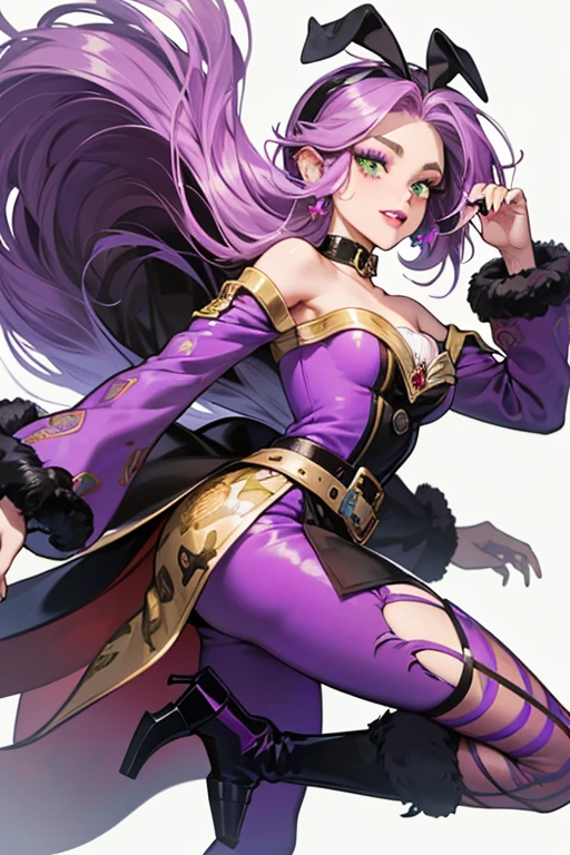 master-piece, hyper quality, hyper detailed, perfect drawing, CG, 3D, 8k, illustration, solo, tall beautiful girl with one horn from forehead (2.0), purple hair ponytail, big breasts slimming (B95cmW55cmH90cm, T180cm), purple business suit, wearing a tank top in a jacket, Skinny pants, holding a large sword (180cm) in one hand, dignified face, hanging eyes but cute, pointed ears, glasses, medieval European townscape, old castle, cobblestone, fantasy