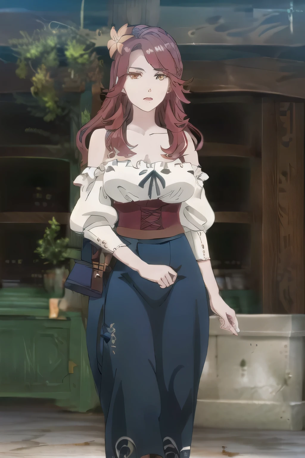 I'm drawing the expression of。please draw her expression more delicately,Faces are very important,Can you draw a sleeveless dark blue long dress,Big Breastsでもウエストが細い,{{X}},I'm drawing her expression more delicately,walking alone, city tour ,,(((she is dressed in casual tourist style))), I have a SLR camera ,(Let's draw a more delicate look),(sleeveless wool sweater),( Pleated Legs,white panties),(That work is enough for one person {X} can you draw the perfect balance to suppress destruction)、 That's enough,frown。unless the job requires it。 {X}、 , Attractive 40-year-old adult woman takes off her uniform, Big black wavy hair, , Big Breasts, thin waist , , ,