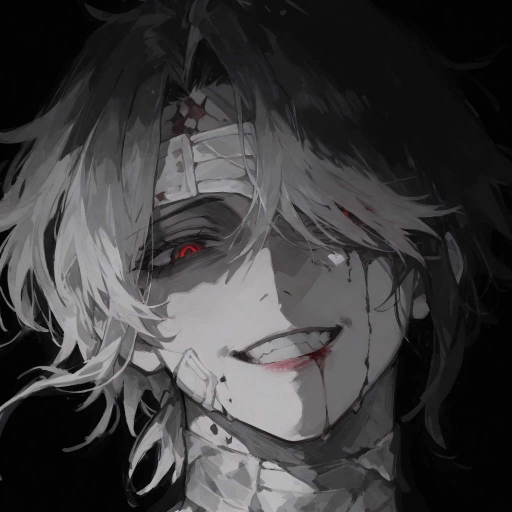 (kaneki ken), 1boy,flamboyant, style of sui ishida, tokyo ghoul, zoomed in on face, focused on face, blue highlights,looking at viewer,watercolor, aristocratic youth, <lora:TKG_Sui Ishida:1> <lora:Kaneki Ken:1>