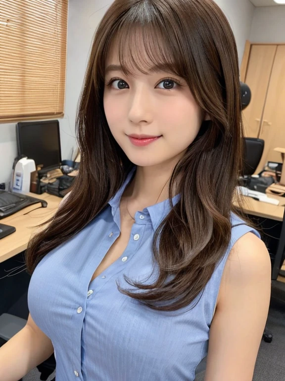 Best image quality (8k, High resolution, masterpiece: 1.2), Very detailed, Random Hairstyles, 26-year-old woman,
Extraordinary beautiful girl、Cute and beautiful face details、(Dealing with the Children_v1:0.008)、
score_9, score_8_upper, score_7_upper,
Situations where you fall asleep during a meeting: During a boring meeting、The employees sitting down gradually closed their eyes.、Finally, I fall asleep.。The person next to me gently nudges me with their elbow to wake me up.、The person panics but tries desperately to cover it up.。
clothing: In office casual、White shirt and slacks。
catchphrase: 「Only visit for meetings、This sleepiness...」
,Active stop temporarily ,
On her side、The thunder danced。
Focus on the upper waist
, Random cute poses ,Big eyes ,Puffy eyes , Heart pupil, blush , Big shy smile , salute