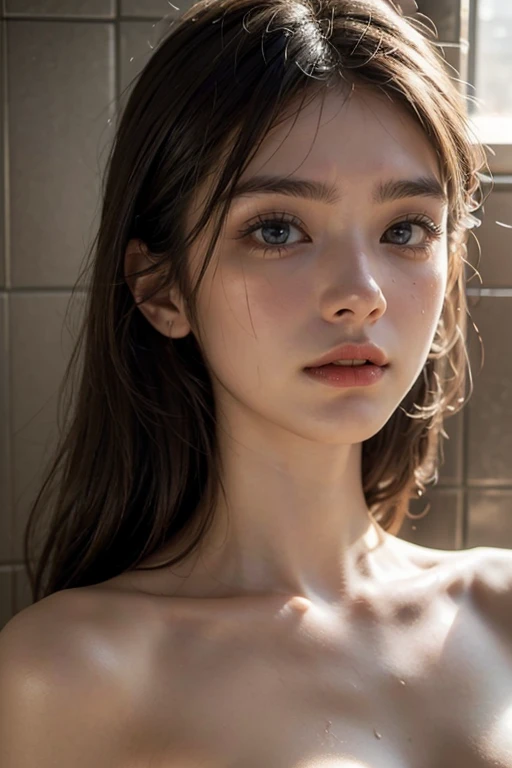 Slow-deep-processes Quality-Images focused, base Top-5-stars, Generate rating-score>98 ai-Criteria, seduction sexy Model body posture, persuasive sweetness shy, Demonic Worship sacrificer, anti-god, Devil servant, Satan-sex-slave, Evil Sexual lower-body-part intense-orgasm-feeling, demonic Aura,
1st priority breasts(G40)-Shape-components-structure-focused, Elegant impression on the chests nipples, Evidence of sexy features, natural young breast-G40 drop-shape, nice-areola-shadow, breasts clear shape ,
2nd priority extreme-thinning-epidermis transparent clothing,
3rd priority face-components,
4th priority resources on turquoise-blue-Eye-iris-pupil,
Low priorities and low qualities on others objects,
G40-24-35 firmed body, height-175cm weight-58kg, young-vagina-labia-shape-shadow,
Long Hair Hazel white Gold light-brown, rich Body Quality, 1girl, Solo,
All Wet-Pajamas from WaterSplash, remove-underwear, pure bright-color-white-Pajamas short-Tulip-Organza-1.layer-Skirt, epidermis Thin, see-through , fabric-transparent,
bright round wide big eye x1.08, detailed eye, high quality moist eye, large clear pupil , Light-lighting-high-definition-eyes, big-light-glowing-eye,
Body arouse tighten, face-blush, anglic glow skin, high Dopamine hypersexuality,
young 16 year old, no face wrinkle , natural balanced tight v-face , ulthera sharp shape face, thin asean lip, happy-shy-smile,
Random Scenary, night time,
Hell realm, In the Rain-of-fire heavy windy strome, lava splashing , red moon shadow Lightning,
bokeh swirl background, look at camera, front face focused, Looking stare to viewer, half-body down to hip image,Depth Of Field,,