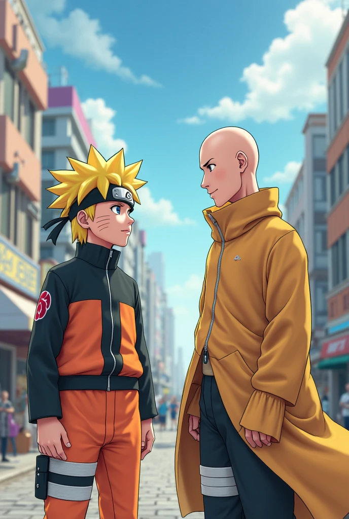Naruto and Saitama