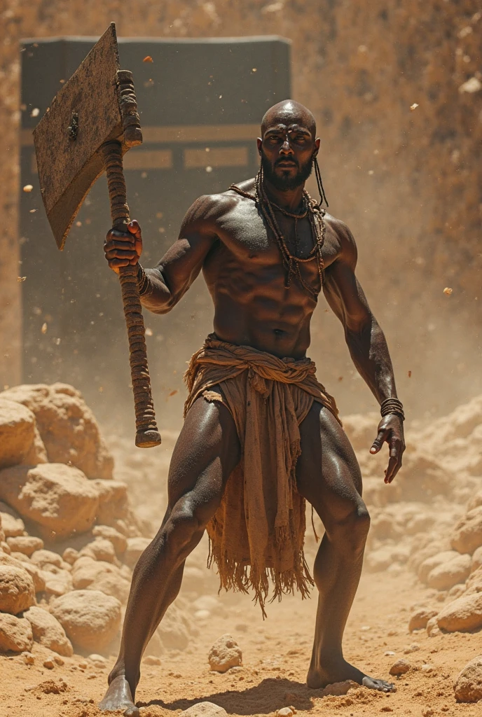 10 year old werewolf boy,Topless,Red skin,barefoot,covered in wounds,Muscle fullness,Standing,Tears,Wolf ears,Smooth skin