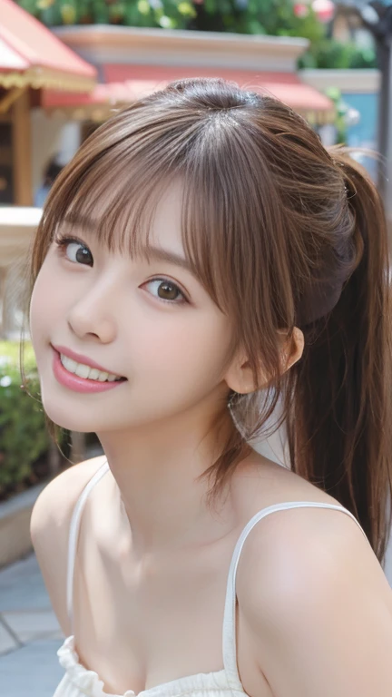 (masterpiece、highest quality、Official Art:1.2)、
One Girl, (Beautiful girl, Delicate girl:1.3), (15 years old:1.3),
break, (Jersey:1.2),
break, (zoo:1.2), (Hugging a stuffed animal:1.2),
break, Very beautiful eyes, (Symmetrical eyes:1.3),
break, Small breasts, Brown eyes, Parted bangs, Brown Hair,
break, (Eye and facial details:1.0),
break, (masterpiece, highest quality, Super detailed, Detailed face, 8k),huge shy smile 