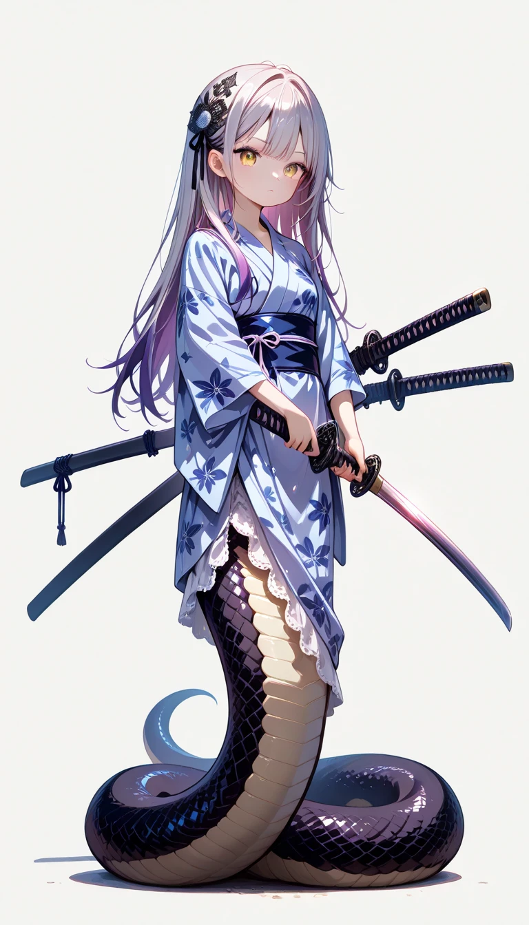 Many sword and gunshot wounds、Heavy bleeding、Cute underwear in pink color、Cute pink bra、Japanese sword and dragon sheath、A magic swordsman who uses blue flames