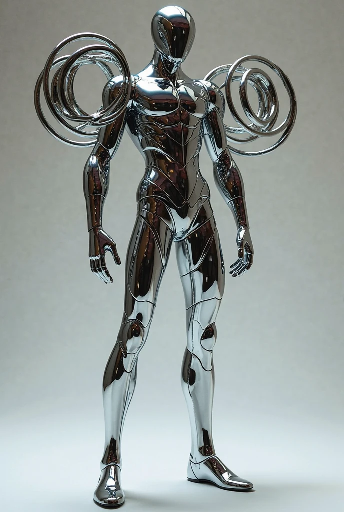 Sorayama style, metallic body, ((( best quality )))), ((( masterpiece ))), ((( absurdres ))), (( whole body in metal )))), super muscular man walking, perfect and hypertrophied body, Colossus of the X-men, Simon Bisley style for a cover of Heavy Metal magazine, all metal, metal face, metal arms, metal leg, ((( whole body in shiny metal ))), (( red background ))), USSR