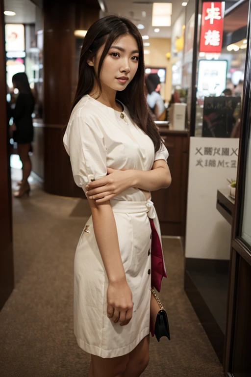 A walking android、woman、beautiful、Like the real thing