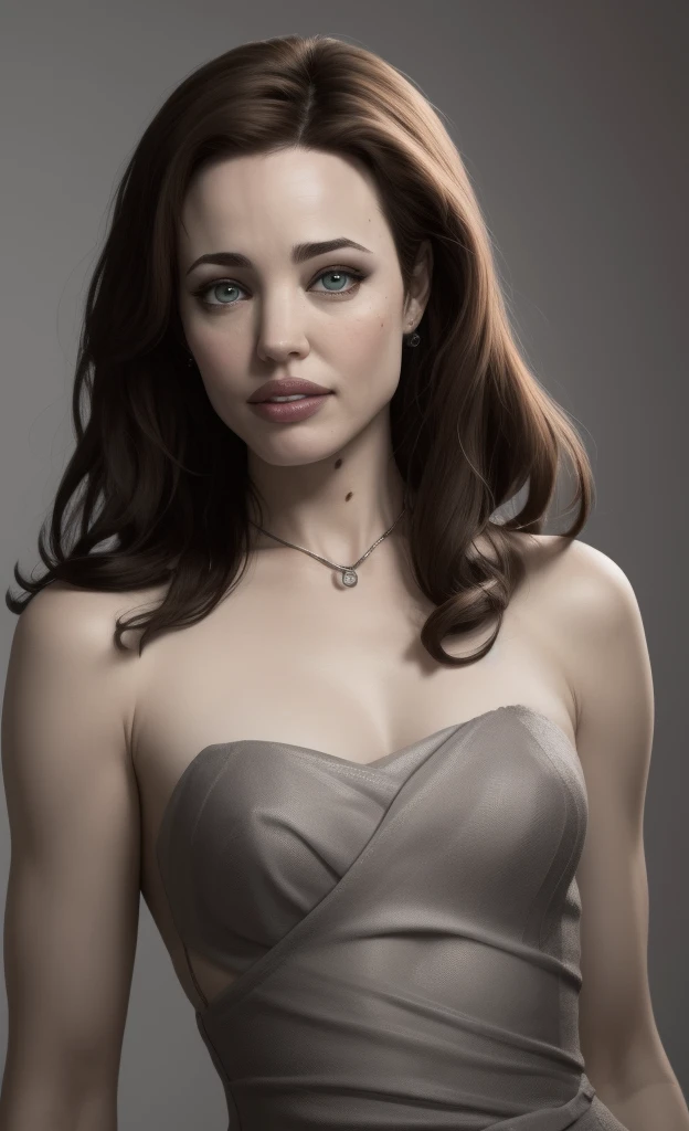 hyper realistic, 16k, best quality, masterpiece, (photorealistic:1.4), 1girl, pale-brown hair (realistic texture). turquoise-blue eyes, illuminated skin, realistic shading, white shirt with collars, black mini-skirt, black pantyhose (transparent), waist up, dramatic lighting, from below, different poses at different angles, office background (blurred)