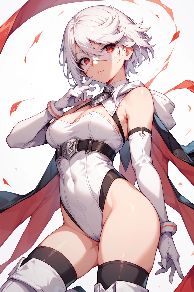 Unrivaled beauty, pale white skin, nudity, blush, plot, slim body, black stockings, transparent and red nipples, Chromatic flag, Lift one leg, sexy energy, ((clitoris)), intense gaze, Long thighs, ((silver plot)), Wet genitals