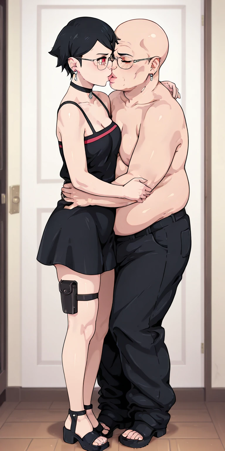 score_9, score_8_up, source_anime, standing, hellsing, seras, blonde hair, nude, indoors, night, night sky, nighttime, vampire, smirk, fangs, ikuchan, balcony, town background, clothed, male wearing shorts, muscular male, medium breasts, boyfriend, couple, sfw, looking at viewer, faceless male, dark skinned male, cuckold pov, ntr, netorare, standing side by side, standing, cuckolding, cuck, 1girl, 1boy, duo, ((duo focus)), black haired male, interracial, BLACKED, bbc, raceplay, smug, humiliation, ((faceless male)), ((size difference)), tall male, ((duo)), waist grab, ((dark skinned male))), gown, dress, bulge,  rating:safe, navel, short dress, red dress, furry, tiger, anthro on human, tiger girl, chubby, bbw,