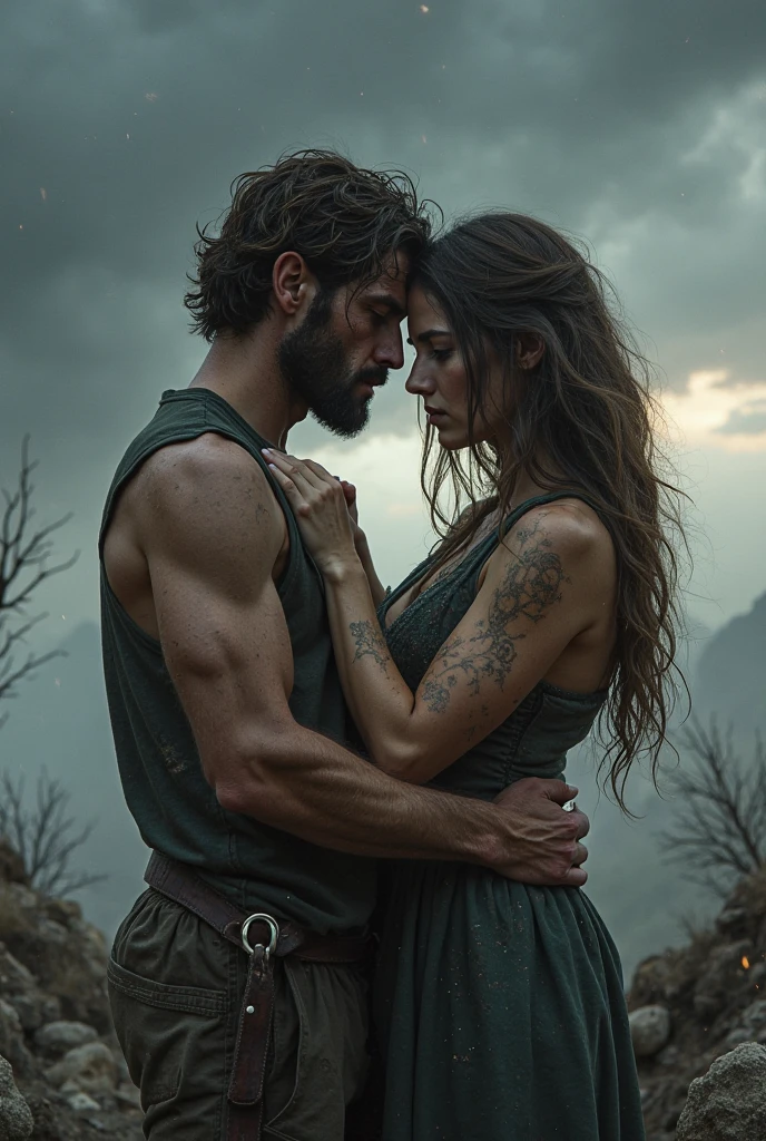 A man touched women who was almost burn like ash 