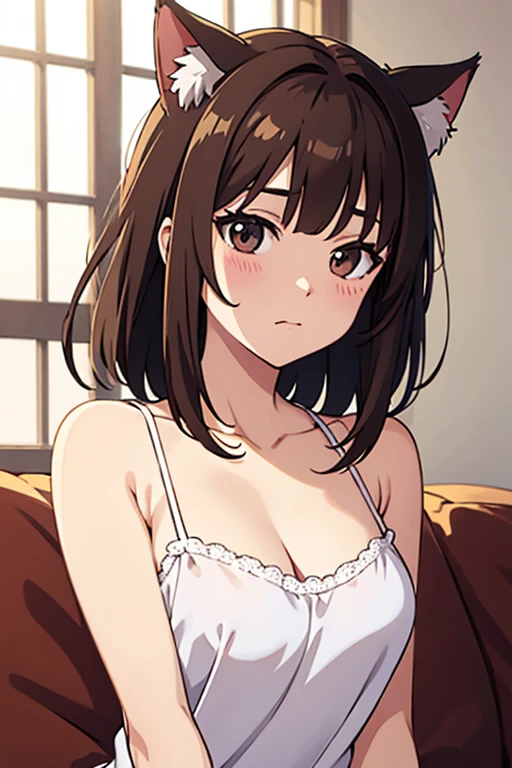 Masterpiece, best quality, high-res, extremely detailed, 1 girl, (dark skin:1.2), black eyes, smiling