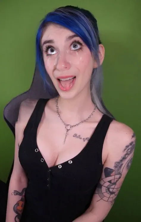 mujer muy hermosa, 13 years old, vigilante, hair dyed blue, pelo temido, rastas, Ropa de cuero sexoy, senos grandes, Estilo cyberpunk, Detalles realistas, sexoy, retrato, justo, punk rock, rebelde, sexoy, Toma de cuerpo completo, tetas perfectas, NSFW, sexo, lascivo, wet, bdsm, interpuesto, 2 chicas, Tocar, besar, lamer, soga, nudo, caliente, Masturbarse, Make eye contact with the camera., micro bikini, escote,、Los detalles del iris de la pupila son muy sorprendentes、Limbs without breakdowns、adolescente blanca、Boca naturalmente cerrada、Areola natural、natural 、ojos fijos、cuerpo natural、baby face slightly、Rostro femenino、cuerpo femenino、con cara redonda、a sjustol face、mejillas suaves、mirando a la camara、cuerpo completosbian、destacamento、Rostro equilibrado、Estrabismo ligeramente interno、pecas, Punk, punk te hace, cara pervertida, ecchi, godo, Death Metal, demonic, cuernos reales retorcidos, tetas H