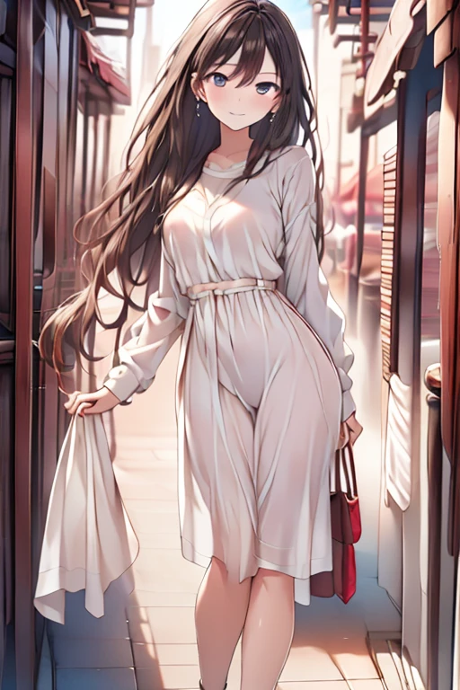 master part, best quality, high resolution, Purple eyes, Corte de bob marrom claro, high-school uniform, mini saia, saia plissada, Crotch Open Agachamento, Elevador de vestido: 2,Show tiny pink panties, Olhe para baixo, Close-up, Angle directly below