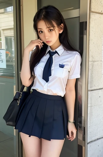 Cute Girls、Idol、high school girl、mini skirt、See-through、