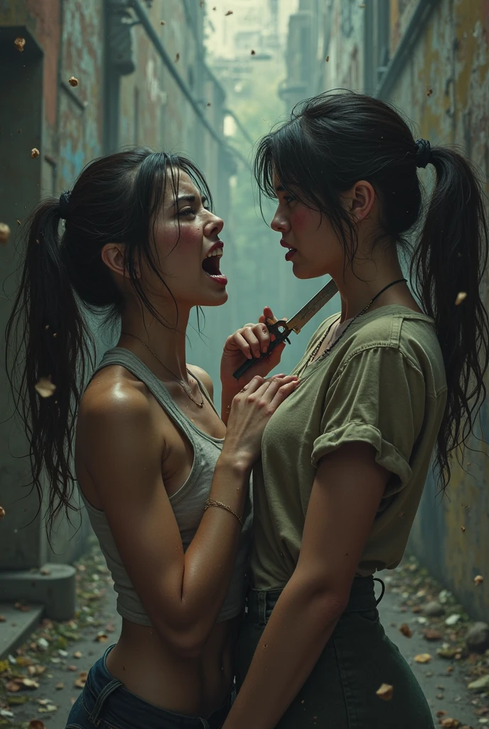 Girls bathroom Catfight