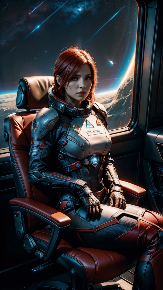 curvy thick, Miranda Lawson in her starship