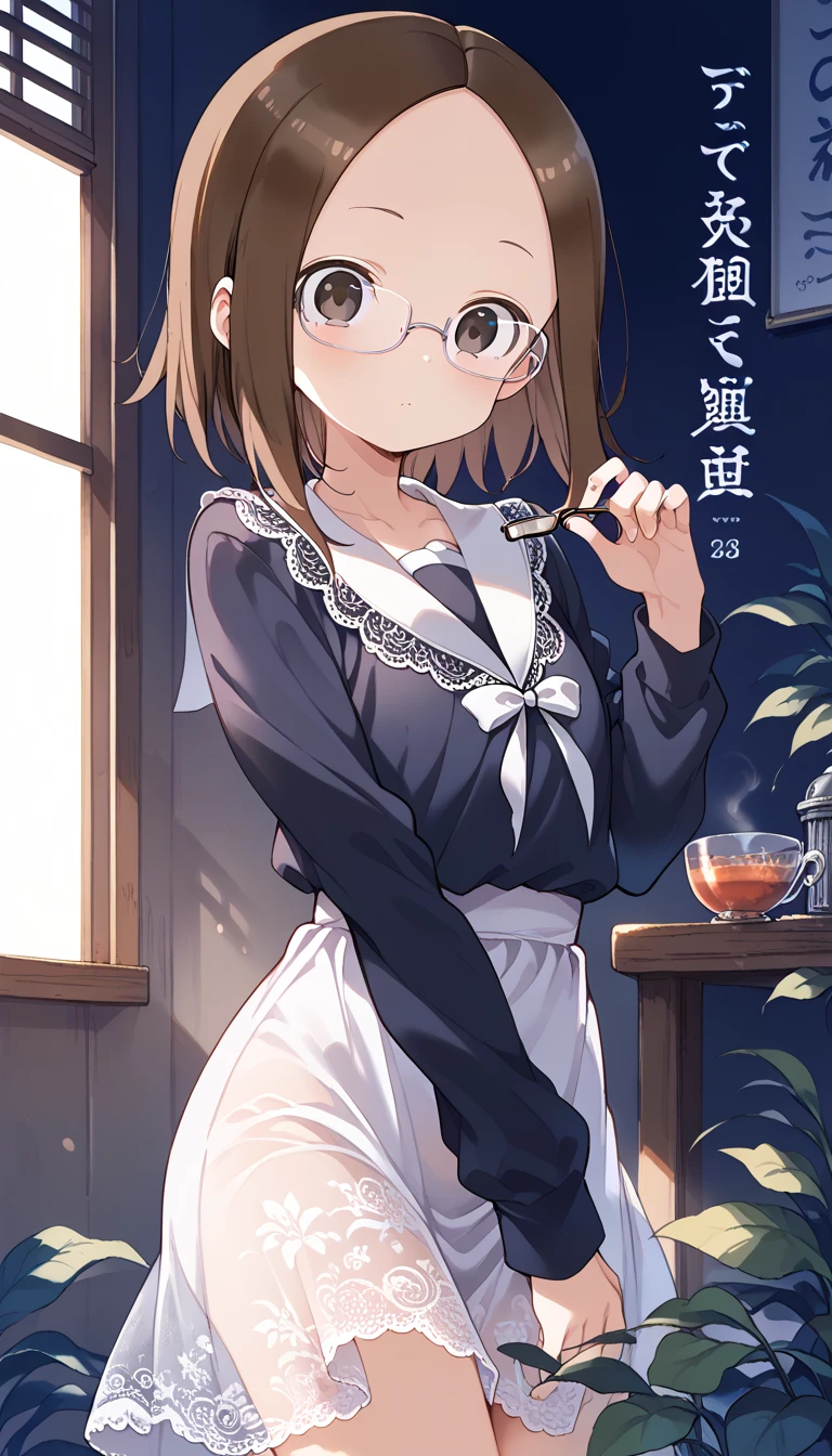 nsfw,(((masterpiece))), (((best quality))),((masterpiece:1.5)), (best high quality), (ultra high res), (ultra highly detailed), (8k:1.3),anime colored,perfect hands, perfect fingers, perfect legs,1woman,idol master,((hina araki)), (20yo, beautiful girl, cute girl), (beautiful brown eyes), (beautiful orange hair), (((short hair))), (waviy hair), (wet hair), (wet skin), (sweat), (steam), (flat chests, large breasts), ((completery nude)), (wet, sweat:1.3), ((glasses)), (food,cup, table, plate, bowl, pizza, drink,pov_across_table, dinnig)),(cum on body:1.9, cum on hair:1.9. cum on face:1.9, cum on mouths:1.3,cum on table 1.9)),((multiple boys, peeing on a girl, facial, cum on mouth, cum on body, multiple penises, gangbang))),ecstasy torogao, saliva trail, nose blush,((shyness smile:1.3)), ((eat cum:1.5)),(peace sign:1.5),indoor,dinnig room,