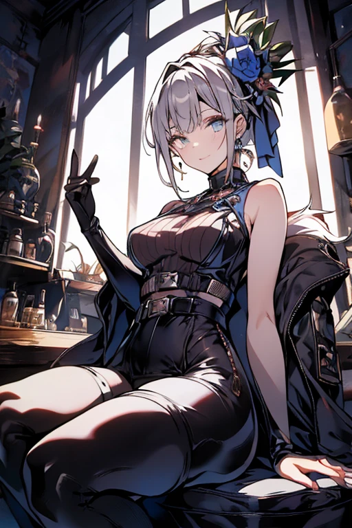 ((tmasterpiece:1.4,Best quality at best))+,(hyper-detailing)+,(Blindfold)+,(pointy ears:1.5),
(cute girls),15year old,(Cover your eyes with a black cloth:1.15),(Long pale pink hair,long braid,Bushy hair:1.5),(wariza:1.2),pale-skinned,Seductive smile,black crystal block,God of darkness'Fe,Red crystal on forehead,Dragon tail,black crown,White Bone Throne,Dead tree,With his eyes closed
(She was wearing a shabby pink dress,grey dress,bone pattern,:1.5),(black Bracelet:1.4)The sleeves are extra-long,black spiked headdress,dense fog,white colossus,Dream bubbles,black fingernails,red apple,Sitting on an old wooden chair,metal chains,Black silk gloves,Old
(Demon Maiden:1.1),
(dawn light:1.2),
(Thick black and white:1.16),(depth of fields:1.4),Complicated details,color mixing,Detailed route,Excellent,super detailing,The content is very detailed,(hight contrast:1.11),ventania,Amazing cleavage,beautidful eyes,messy hair,(best illuminate,Extremely Delicately Beautiful), ((movie light lighting)), (seen from the side:1.3),8K,tmasterpiece,Best quality at best,cinematic Film still from,1 plump girl,(Close-up cleavage:1.1),bright,Interesting,gentlesoftlighting,(bauhause,shape,line engineering,Abstract:1.1)offcial art, Unity 8k壁纸, ultra - detailed, Beautiful and beautiful, tmasterpiece, Best quality at best, (dynamic angle:1.4),PerfectNwsjMajic,(tmasterpiece,top-quality,Best quality at best,offcial art,Beauty and aesthetics:1.2),The content is very detailed,rich colourful,highest details,