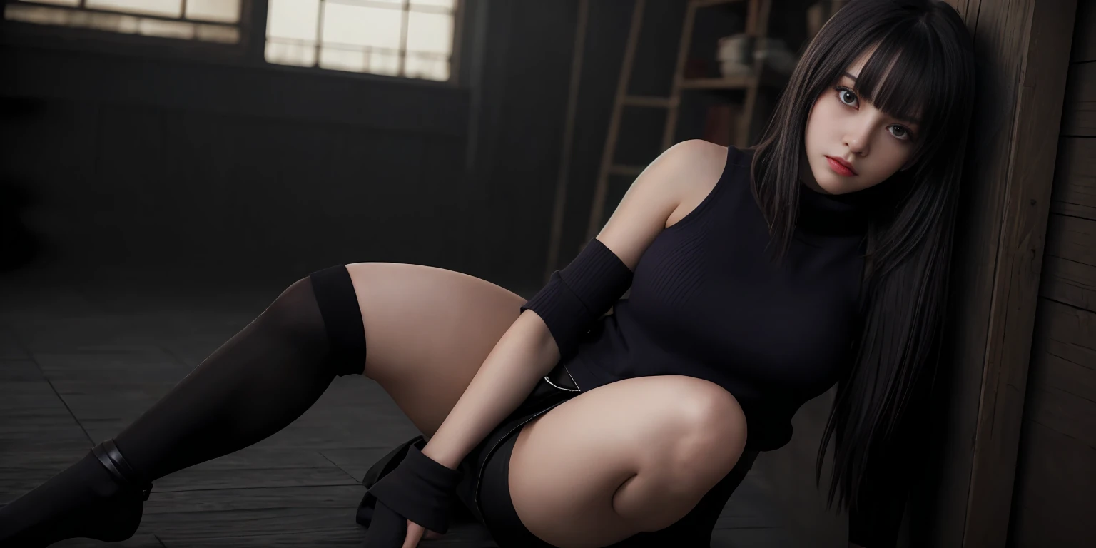 realist, realism, photorealism, photo-realist, High contrast, (photorealist:1.4), 8k high definition detailed realist, (Best Quality, Masterpiece:1.2), NSFW,  Photon mapping, Radiosity, physically based rendering, Best Quality, Very detailed,  1 girl,  owwm, wide, Skirt, high heels, nude top, trespass, look at the viewer,